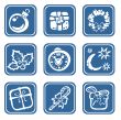 nine christmas symbols