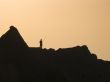 Silhouette of the fisherman