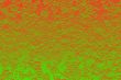 embossed red and green