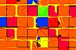 Coloured bricks
