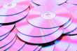 Many pink DVDs or CDs