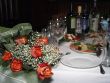 red roses on table