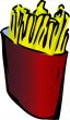 French fries illustration