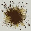 round floral