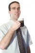 Businessman Isolated Coffee Break