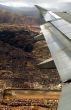 flight over cusco, andes, peru