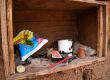 shelf in a hut