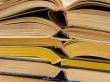 books pile