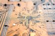 Fragment of a computer board. A background 2