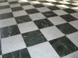 Floor with Marble Chess Table Layout