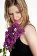 woman with syringa
