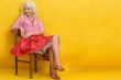 woman on the chair