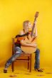 woman with guitar