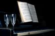 piano and darkness