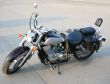 The motorcycle.