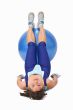 Woman with a gym ball