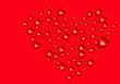 Heartshaped drops