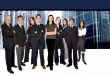 business team in a corporate environment