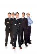 confident business team work