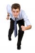 business man running