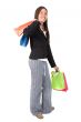 business woman shopping