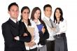 business team on white