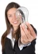 creative business woman with ideas