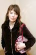 Girl with handbag