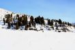 Altai Mountain with snow in winter