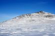 Altai Mountain with snow in winter