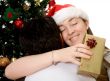 couple at christmas time