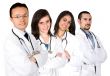 medical team with male and female doctors