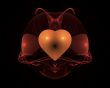 Fractal heart shape