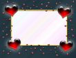 Valentine Heart Frame on Slate