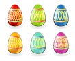 Easter eggs / vector