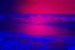 abstract background with scene of the sea sundown