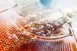 abstract background with scene spume