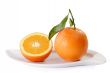Fresh Oranges on a  plate