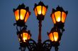 Five Orange Old Lamps