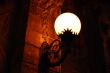 Orange Circle Lamp