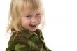 funny military little girl