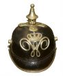 isolated obsolete vintage german helmet of ww1