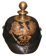 isolated obsolete vintage german helmet of ww1