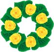 Wreath of roses