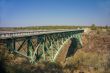 Old iron bridge over the Crooked River Canyon