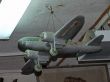Bomber under the ceiling