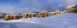 Townhouses after heavy snowstorm
