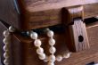 casket with pearl beads