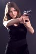 lady and gun