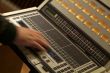 Audio mixer and human hand
